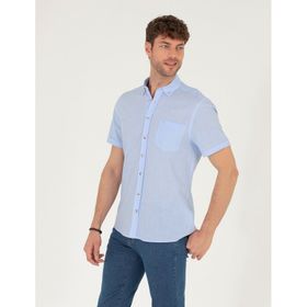 Pierre Cardin 50268184-VR003 Açık Mavi Erkek Gömlek