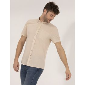Pierre Cardin 50268184-VR011 Bej Erkek Gömlek
