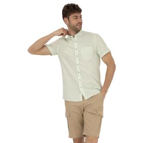 Pierre Cardin 50268184-VR054 Yeşil Erkek Gömlek