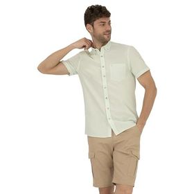 Pierre Cardin 50268184-VR054 Yeşil Erkek Gömlek