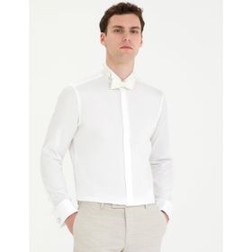 Pierre Cardin 50268188-VR013 Beyaz Erkek Gömlek