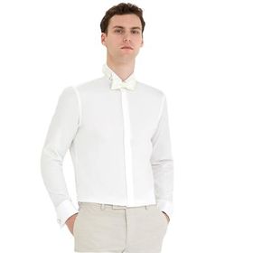 Pierre Cardin 50268188-VR013 Beyaz Erkek Gömlek