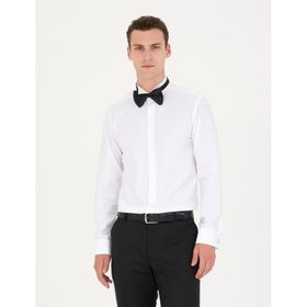 Pierre Cardin 50268189-VR013 Beyaz Erkek Gömlek