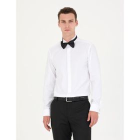 Pierre Cardin 50268189-VR013 Beyaz Erkek Gömlek