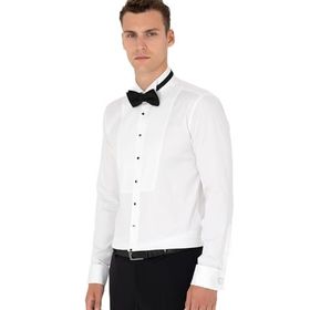 Pierre Cardin 50268199-VR013 Beyaz Smokin Erkek Gömlek