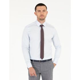 Pierre Cardin 50268201-VR003 Açık Mavi Basic Erkek Gömlek