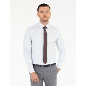 Pierre Cardin 50268201-VR003 Açık Mavi Basic Erkek Gömlek