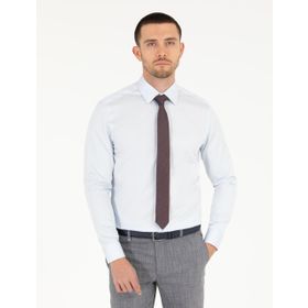 Pierre Cardin 50268201-VR003 Açık Mavi Basic Erkek Gömlek
