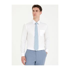 Pierre Cardin 50268202-VR013 Beyaz Erkek Gömlek