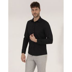 Pierre Cardin 50268227-VR046 Siyah Erkek Gömlek
