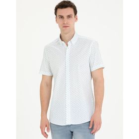 Pierre Cardin 50269429-VR059 Açık Lacivert Erkek Gömlek