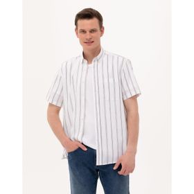 Pierre Cardin 50269430-VR033 Lacivert Erkek Gömlek