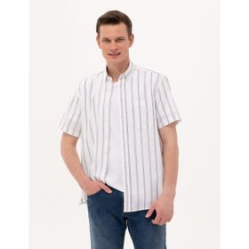 Pierre Cardin 50269430-VR033 Lacivert Erkek Gömlek