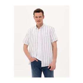 Pierre Cardin 50269430-VR033 Lacivert Erkek Gömlek