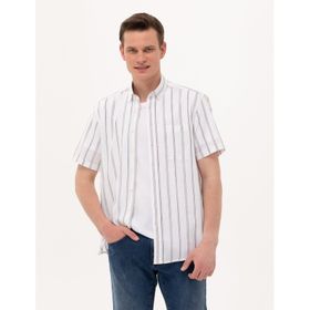 Pierre Cardin 50269430-VR033 Lacivert Erkek Gömlek