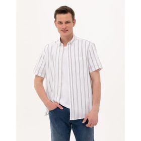Pierre Cardin 50269430-VR033 Lacivert Erkek Gömlek