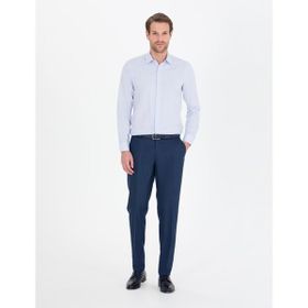 Pierre Cardin 50269449-VR003 Açık Mavi Desenli Erkek Gömlek
