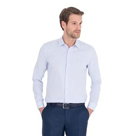 Pierre Cardin 50269449-VR003 Açık Mavi Desenli Erkek Gömlek