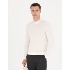 Pierre Cardin 50270049-VR019 Ekru Erkek Kazak