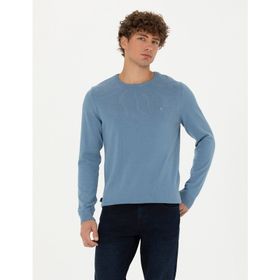 Pierre Cardin 50270179-VR032 Koyu Mavi Erkek Kazak