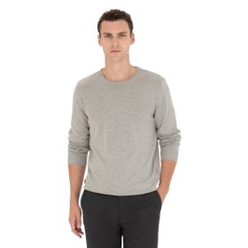 Pierre Cardin 50270179-VR091 Açık Gri Melanj Erkek Kazak