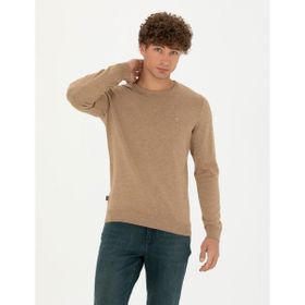 Pierre Cardin 50270179-VR122 Camel Melanj Erkek Kazak