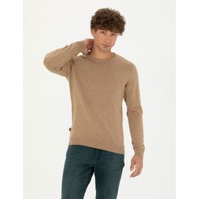 Pierre Cardin 50270179-VR122 Camel Melanj Erkek Kazak