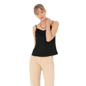 Pierre Cardin 50273057-VR046 Siyah Kısa Kollu Kadın Bluz