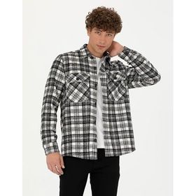 Pierre Cardin 50274651-VR046 Siyah Desenli Erkek Gömlek