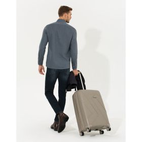 Pierre Cardin 50274663-591 Bej Orta Boy Erkek Valiz