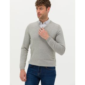 Pierre Cardin 50276156-VR091 Açık Gri Melanj Erkek Kazak