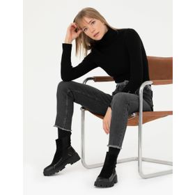 Pierre Cardin 50276230-VR046 Siyah Kadın Kazak