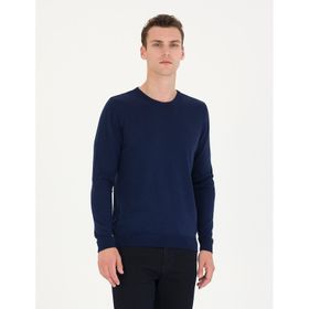 Pierre Cardin 50276349-VR059 Açık Lacivert Erkek Kazak