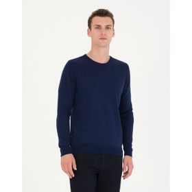 Pierre Cardin 50276349-VR059 Açık Lacivert Erkek Kazak