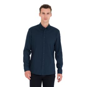 Pierre Cardin 50276553-VR033 Lacivert Desenli Erkek Gömlek