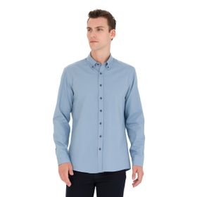 Pierre Cardin 50276553-VR036 Mavi Desenli Erkek Gömlek