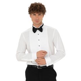 Pierre Cardin 50277127-VR013 Beyaz Smokin Erkek Gömlek