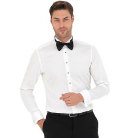 Pierre Cardin 50277129-VR013 Beyaz Smokin Erkek Gömlek