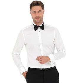 Pierre Cardin 50277129-VR013 Beyaz Smokin Erkek Gömlek