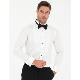 Pierre Cardin 50277142-VR013 Beyaz Erkek Gömlek