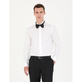 Pierre Cardin 50277143-VR013 Beyaz Smokin Erkek Gömlek