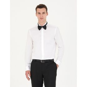 Pierre Cardin 50277143-VR013 Beyaz Smokin Erkek Gömlek