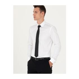 Pierre Cardin 50277144-VR013 Beyaz Erkek Gömlek