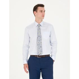 Pierre Cardin 50277146-VR003 Açık Mavi Basic Erkek Gömlek