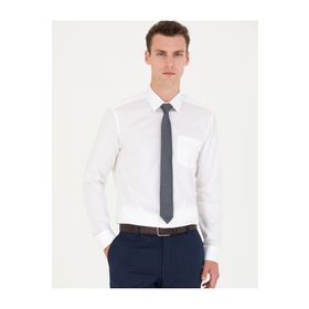 Pierre Cardin 50277146-VR013 Beyaz Erkek Gömlek