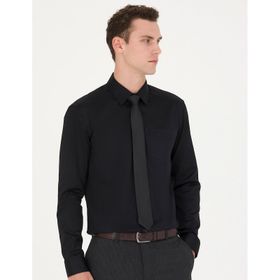 Pierre Cardin 50277146-VR046 Siyah Erkek Gömlek