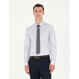Pierre Cardin 50277147-VR024 Gri Erkek Gömlek
