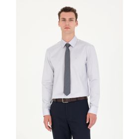 Pierre Cardin 50277147-VR024 Gri Erkek Gömlek