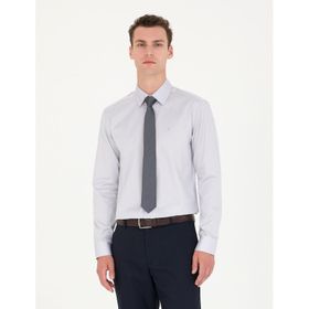 Pierre Cardin 50277147-VR024 Gri Erkek Gömlek