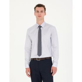 Pierre Cardin 50277147-VR024 Gri Erkek Gömlek
